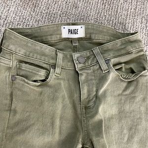 Paige Verdugo ankle size 24 army green